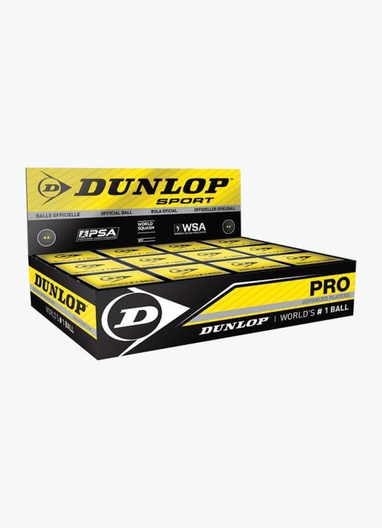 Dunlop Pro Squash ball12/Box
